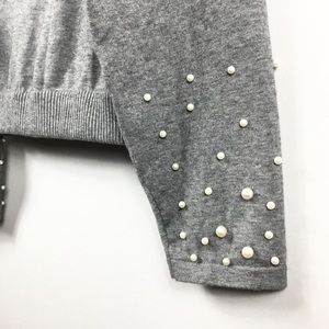 Zara Sweaters - Zara SOFT Knit Hooded Sweater with Pearls Zara Sweaters - Zara SOFT Knit Hooded Sweater with Pearls